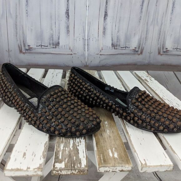 Steve Madden studlyy studded 7 7m women flats flat - Picture 6 of 8